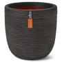 Capi Macetero Nature Rib marrón oscuro 54x52 cm de , Maceteros y jardineras - Ref: Foro24-434841, Precio: 183,57 €, Descuento: %