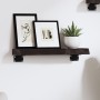 Estante de pared madera roble tratada marrón oscuro 40x10x4 cm de , Estantes y estanterías - Ref: Foro24-363741, Precio: 16,1...
