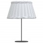 Pantalla para lámpara mimbre blanco Ø50x30 cm de , Pantallas para lámparas - Ref: Foro24-364387, Precio: 65,96 €, Descuento: %