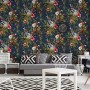 DUTCH WALLCOVERINGS Papel pintado lémur azul petróleo de , Papel pintado - Ref: Foro24-426213, Precio: 27,96 €, Descuento: %