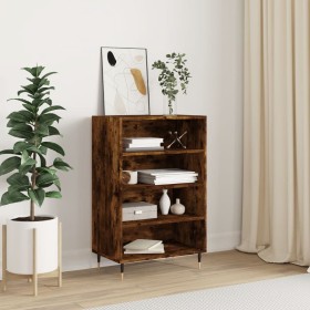 Aparador alto madera de ingeniería roble ahumado 57x35x90 cm de , Aparadores - Ref: Foro24-827225, Precio: 55,58 €, Descuento: %