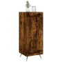 Aparador madera de ingeniería roble ahumado 34,5x34x90 cm de , Aparadores - Ref: Foro24-830417, Precio: 60,90 €, Descuento: %