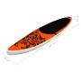 Juego de tabla de paddle surf inflable naranja 366x76x15 cm de , Paddleboards - Ref: Foro24-92745, Precio: 313,34 €, Descuent...