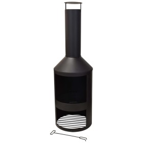 ProGarden Chimenea de metal 134 cm de , Chimeneas - Ref: Foro24-436195, Precio: 130,81 €, Descuento: %