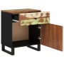 Mesita de noche madera reciclada y contrachapada 50x33x60 cm de , Mesitas de noche - Ref: Foro24-350658, Precio: 119,66 €, De...