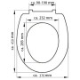 SCHÜTTE Asiento de váter WC WHITE duroplast de , Asientos de inodoros y bidés - Ref: Foro24-425830, Precio: 37,68 €, Descuent...