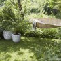 Capi Macetero ovalado Clay gris marfil 43x41 cm de , Maceteros y jardineras - Ref: Foro24-429064, Precio: 76,96 €, Descuento: %