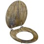 SCHÜTTE Asienro de inodoro SOLID WOOD MDF impreso de , Asientos de inodoros y bidés - Ref: Foro24-435085, Precio: 51,01 €, De...