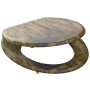 SCHÜTTE Asienro de inodoro SOLID WOOD MDF impreso de , Asientos de inodoros y bidés - Ref: Foro24-435085, Precio: 51,01 €, De...