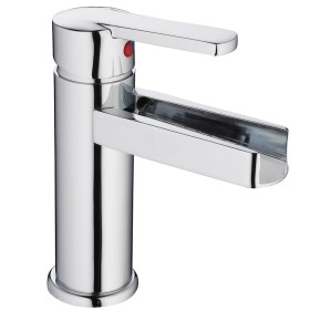 SCHÜTTE Grifo monomando de lavabo con caño en cascada NIAGARA de , Grifos - Ref: Foro24-425795, Precio: 75,69 €, Descuento: %