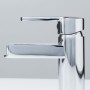SCHÜTTE Grifo monomando de lavabo con caño en cascada NIAGARA de , Grifos - Ref: Foro24-425795, Precio: 75,69 €, Descuento: %