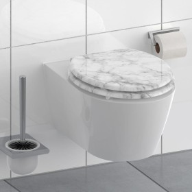 SCHÜTTE Asiento de inodoro con cierre suave MARMOR STONE de , Asientos de inodoros y bidés - Ref: Foro24-438739, Precio: 67,7...