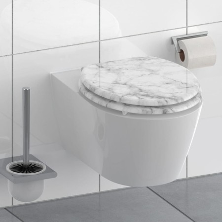 SCHÜTTE Asiento de inodoro con cierre suave MARMOR STONE de , Asientos de inodoros y bidés - Ref: Foro24-438739, Precio: 67,7...