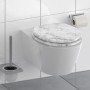 SCHÜTTE Asiento de inodoro con cierre suave MARMOR STONE de , Asientos de inodoros y bidés - Ref: Foro24-438739, Precio: 67,7...
