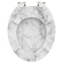 SCHÜTTE Asiento de inodoro con cierre suave MARMOR STONE de , Asientos de inodoros y bidés - Ref: Foro24-438739, Precio: 67,7...