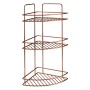 Metaltex Estantería de esquina de ducha de 3 niveles color cobre de , Bandejas de bañera - Ref: Foro24-443451, Precio: 48,57 ...