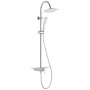 SCHÜTTE Ducha con mezclador monomando y bandeja WATERWAY Cromo-Blanco de , Cabezales de ducha - Ref: Foro24-435032, Precio: 1...