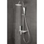 SCHÜTTE Ducha con mezclador monomando y bandeja WATERWAY Cromo-Blanco de , Cabezales de ducha - Ref: Foro24-435032, Precio: 1...