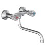 SCHÜTTE Grifo mezclador de lavabo bimando BRILLANT cromo de , Grifos - Ref: Foro24-435070, Precio: 50,65 €, Descuento: %