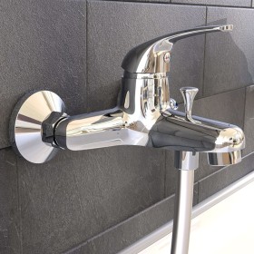 SCHÜTTE Grifo mezclador de bañera ATHOS cromado de , Grifos - Ref: Foro24-438654, Precio: 46,50 €, Descuento: %