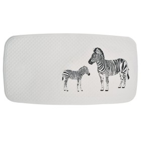 RIDDER Alfombrilla de ducha Zebra blanco y negro 38x72 cm de , Alfombras y esterillas de baño - Ref: Foro24-445030, Precio: 2...
