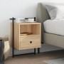 Mesita de noche de pared roble Sonoma 40x30x61 cm de , Mesitas de noche - Ref: Foro24-833435, Precio: 44,15 €, Descuento: %