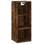 Aparador de madera contrachapada roble ahumado 34,5x34x180 cm de , Aparadores - Ref: Foro24-3189762, Precio: 91,71 €, Descuen...