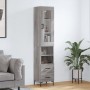 Aparador alto madera contrachapada gris Sonoma 34,5x34x180 cm de , Aparadores - Ref: Foro24-3199303, Precio: 117,30 €, Descue...