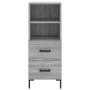 Aparador alto madera contrachapada gris Sonoma 34,5x34x180 cm de , Aparadores - Ref: Foro24-3199303, Precio: 117,30 €, Descue...