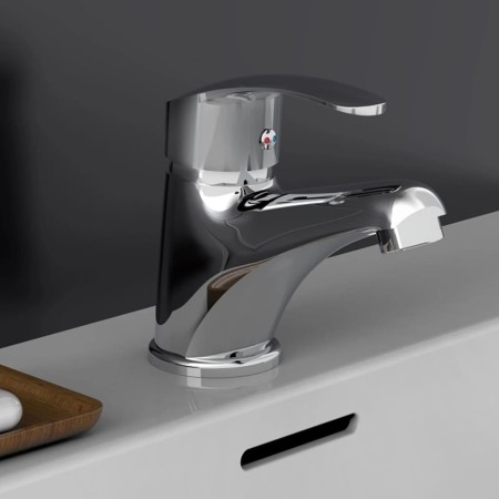 SCHÜTTE Grifo mezclador de lavabo con sensor SIRANI cromado de , Grifos - Ref: Foro24-438656, Precio: 39,55 €, Descuento: %