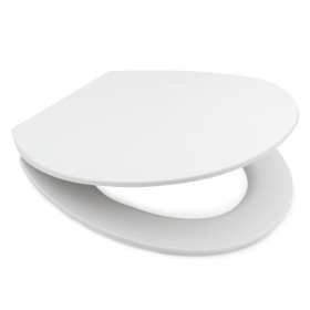 RIDDER Asiento de inodoro Memphis con cierre suave blanco mate de , Asientos de inodoros y bidés - Ref: Foro24-445013, Precio...