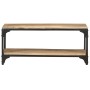 Mesa de centro de madera maciza de mango 90x30x40 cm de , Mesas de centro - Ref: Foro24-320258, Precio: 118,74 €, Descuento: %