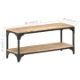 Mesa de centro de madera maciza de mango 90x30x40 cm de , Mesas de centro - Ref: Foro24-320258, Precio: 118,74 €, Descuento: %