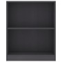 Estantería madera de ingeniería gris 60x24x76 cm de , Librerías y estanterías - Ref: Foro24-800857, Precio: 45,87 €, Descuent...