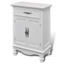 Armario con 2 puertas y 1 cajón madera blanco de , Aparadores - Ref: Foro24-241375, Precio: 178,48 €, Descuento: %