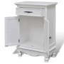 Armario con 2 puertas y 1 cajón madera blanco de , Aparadores - Ref: Foro24-241375, Precio: 178,48 €, Descuento: %