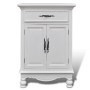Armario con 2 puertas y 1 cajón madera blanco de , Aparadores - Ref: Foro24-241375, Precio: 178,48 €, Descuento: %