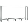 Leñero de acero gris antracita 240x35x120 cm de , Bolsas y soportes de leña - Ref: Foro24-286291, Precio: 75,17 €, Descuento: %