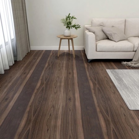 Lamas para suelo autoadhesivas 55 uds PVC marrón oscuro 5,11 m² de , Suelos y moquetas - Ref: Foro24-324663, Precio: 75,94 €,...