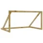 Portería de fútbol con red madera pino impregnada 160x80x100 cm de vidaXL, Porterías de fútbol - Ref: Foro24-3059949, Precio:...