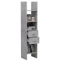 Estantería de madera contrachapada gris hormigón 40x35x180 cm de vidaXL, Librerías y estanterías - Ref: Foro24-803420, Precio...