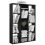 Divisor/estantería aglomerado negro brillante 100x24x140 cm de , Divisores de ambientes - Ref: Foro24-800448, Precio: 86,84 €...