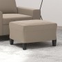 Reposapiés tela de microfibra gris taupe 60x50x41 cm de , Otomanas - Ref: Foro24-349341, Precio: 54,49 €, Descuento: %