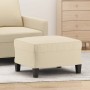Reposapiés de tela crema 60x50x41 cm de , Otomanas - Ref: Foro24-349329, Precio: 52,67 €, Descuento: %