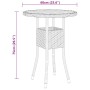 Juego de comedor de jardín 3 piezas ratán sintético gris de vidaXL, Conjuntos de jardín - Ref: Foro24-3058465, Precio: 193,43...