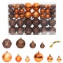 Bolas de Navidad 100 unidades marrón 3 / 4 / 6 cm de , Adornos festivos - Ref: Foro24-356099, Precio: 22,65 €, Descuento: %