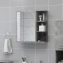 Armario espejo baño contrachapada gris hormigón 62,5x20,5x64 cm de vidaXL, Tocadores de baño - Ref: Foro24-803312, Precio: 70...