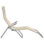 Tumbona plegable 2 uds textilene acero con recubrimiento crema de , Tumbonas - Ref: Foro24-312476, Precio: 162,79 €, Descuent...