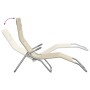 Tumbona plegable 2 uds textilene acero con recubrimiento crema de , Tumbonas - Ref: Foro24-312476, Precio: 162,79 €, Descuent...
