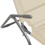 Tumbona plegable 2 uds textilene acero con recubrimiento crema de , Tumbonas - Ref: Foro24-312476, Precio: 162,79 €, Descuent...